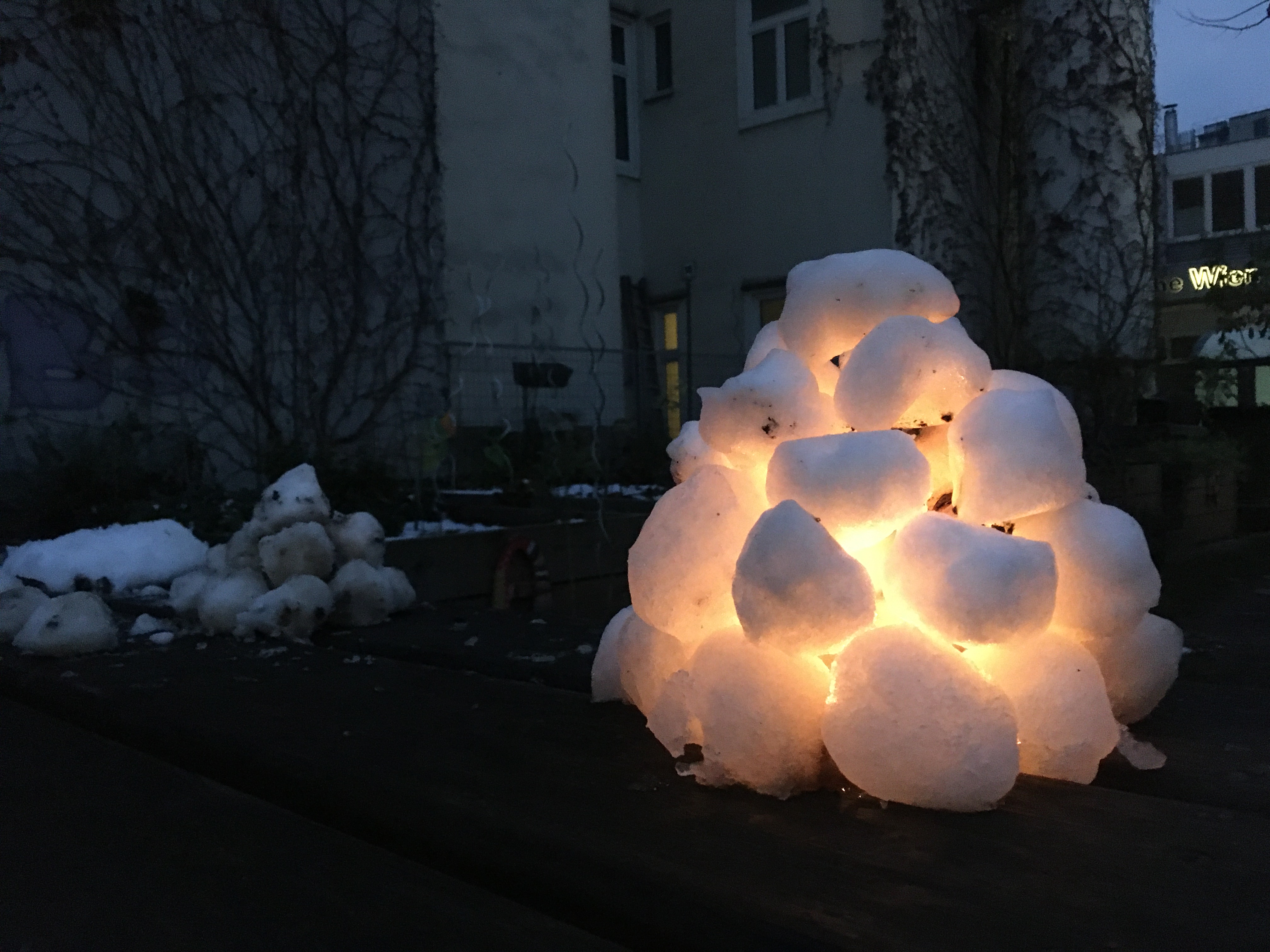 Der Garten im Winter