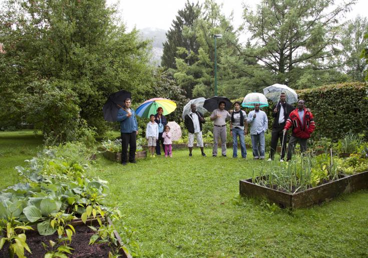 bei Regen im Garten ©Anna Lena Zintel